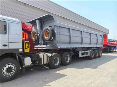 Semiremolc abocador de 3 eixos